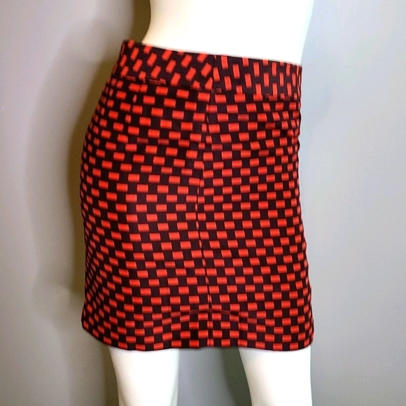 LOFT Checkard Mini Skirt sz 0P - Picture 5 of 6